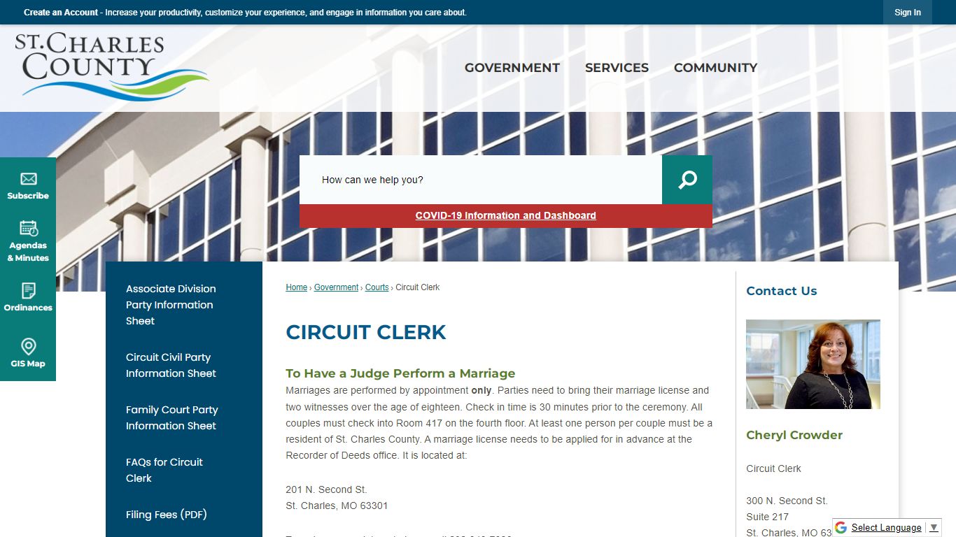 Circuit Clerk | St Charles County, MO - Official Website