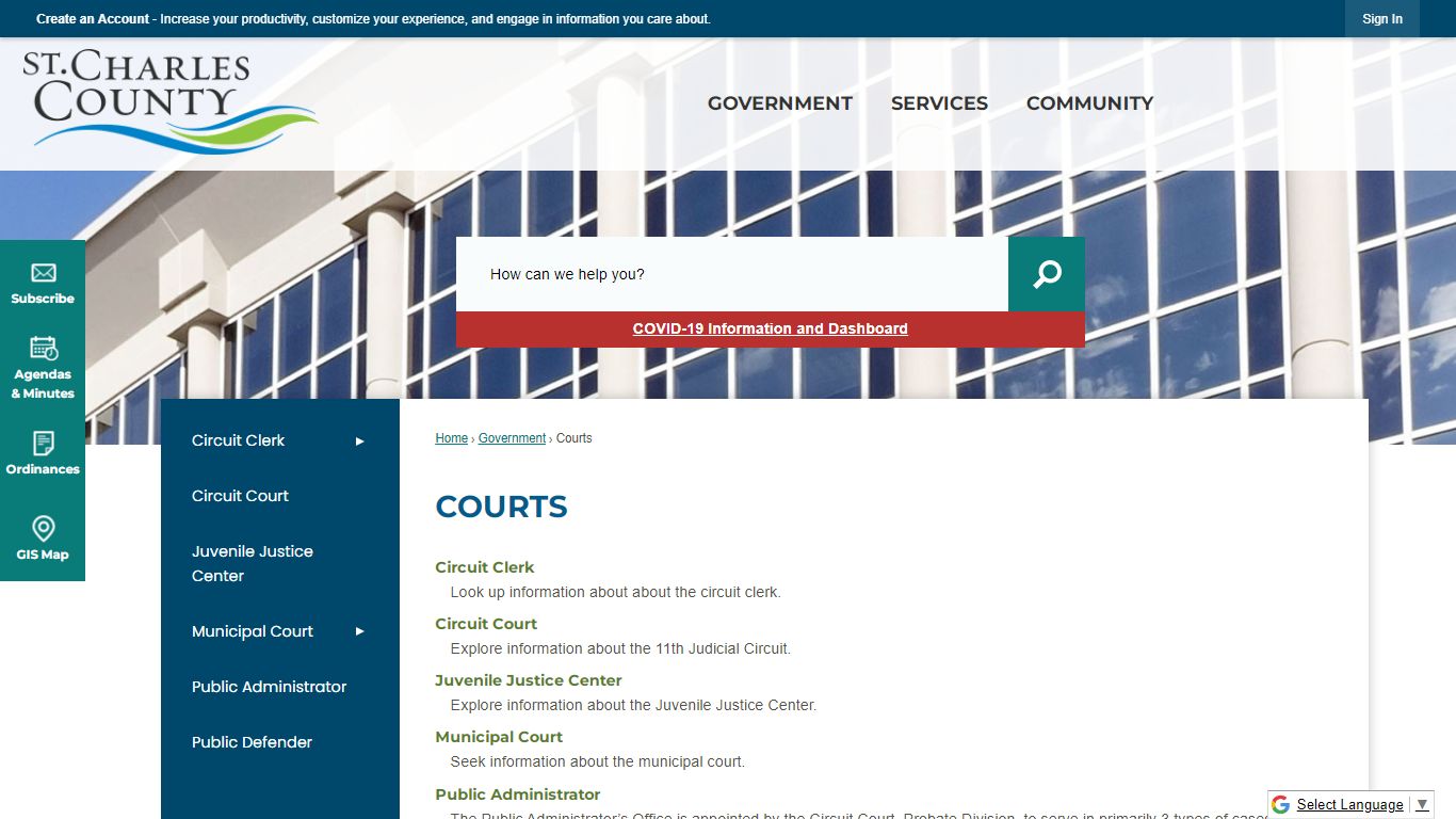 Courts | St Charles County, MO - Official Website