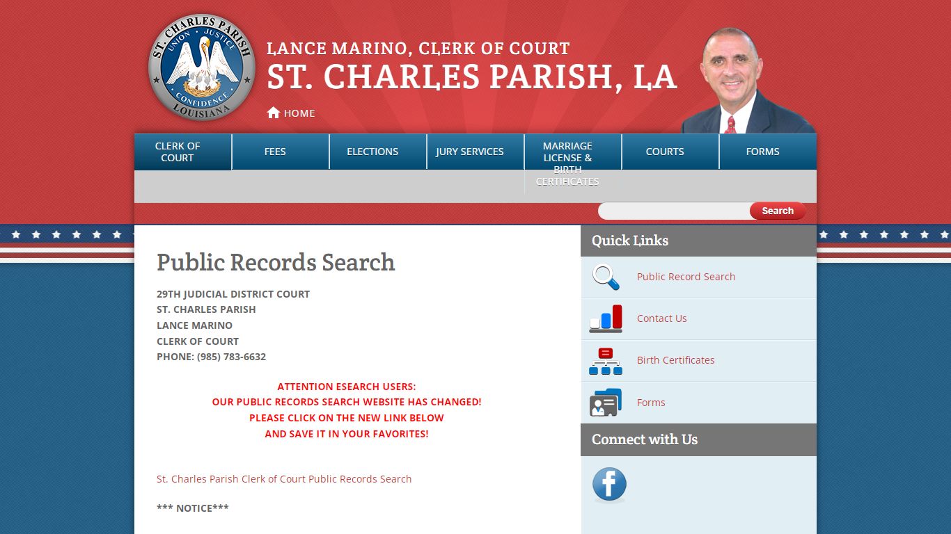 Public Records Search - St. Charles Parish, LA Elections